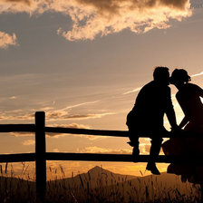 Схема вышивки «двое»