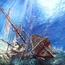 Схема вышивки «Морское дно»