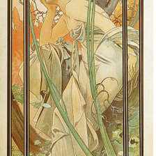 Схема вышивки «триптих Муха " Время суток. Вечерняя задумчивость"»