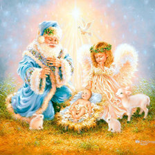 Схема вышивки «ангел»