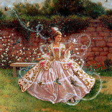 Схема вышивки «фея»