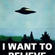 Схема вышивки «I want to belive»