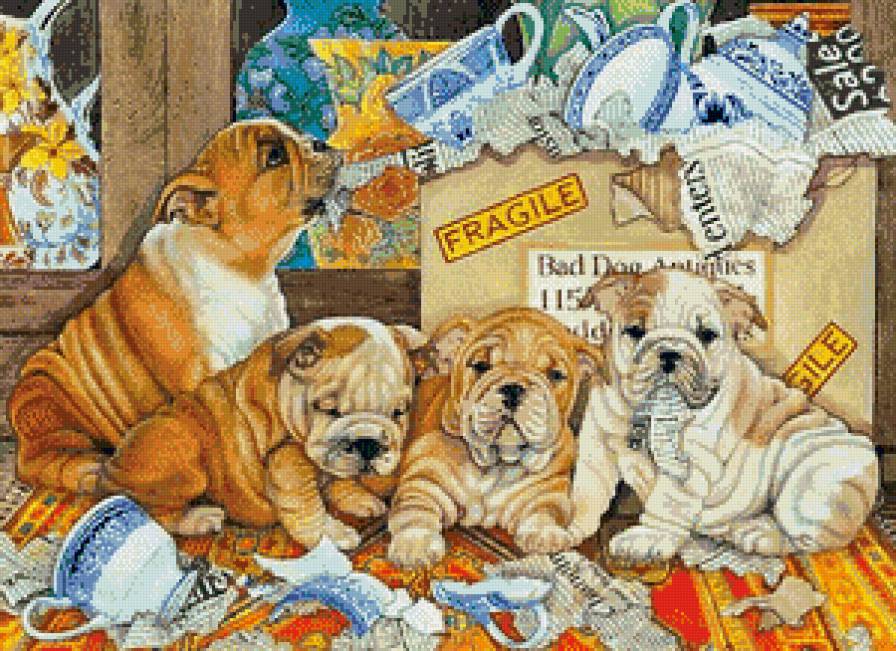 Домашние любимцы - собаки, щенки, животные - предпросмотр