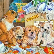 Схема вышивки «Домашние любимцы»