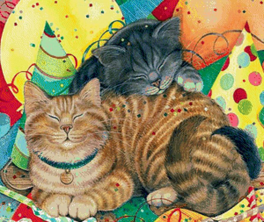 Домашние любимцы - кошки, животные - предпросмотр