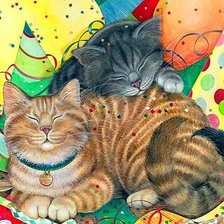 Схема вышивки «Домашние любимцы»