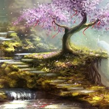 Схема вышивки «белый павлин»