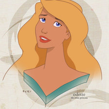 Схема вышивки «Принцесса Одет»