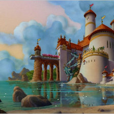 Схема вышивки «Замок»