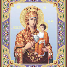 Схема вышивки «самонаписавшаяся»