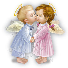 Схема вышивки «Нежный поцелуй»