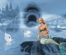 Схема вышивки «Русалка»