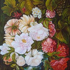 Схема вышивки «роскошный букет»