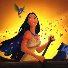 Схема вышивки «Покахонтас»