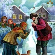 Схема вышивки «Зимой»