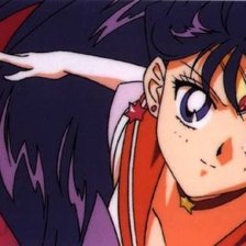 Схема вышивки «Сейлор Марс»