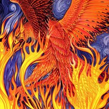 Схема вышивки «Феникс»