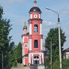 Схема вышивки «Церковь в Боровске»