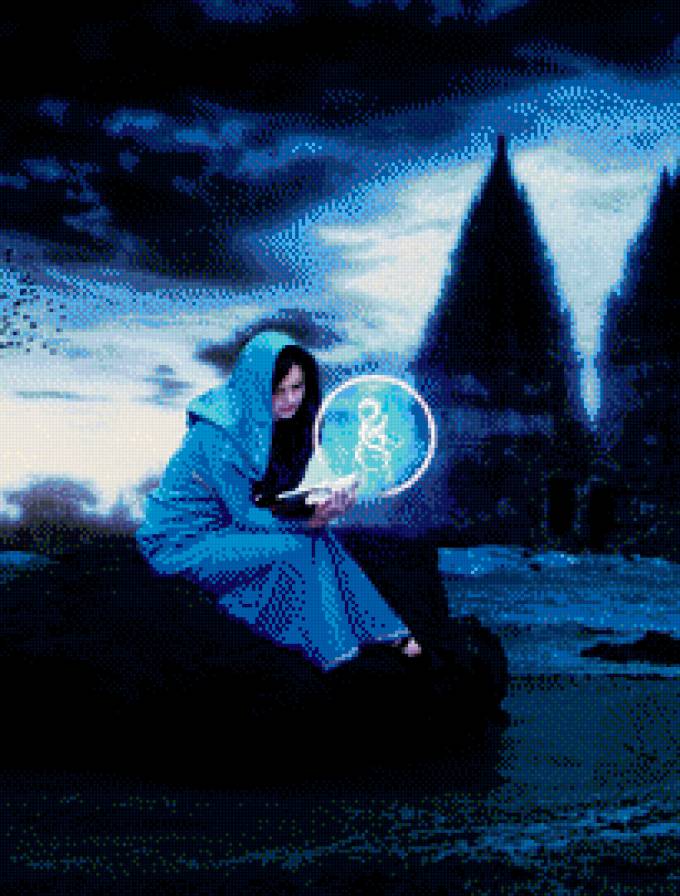 ведьма - мистика, девушка - предпросмотр