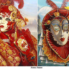 диптих венецианские дамы