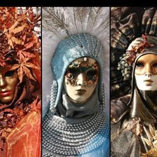 Схема вышивки «триптих венецианские дамы»