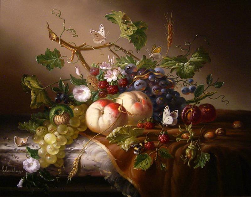 №552472 - цветы, бабочки, букет - оригинал