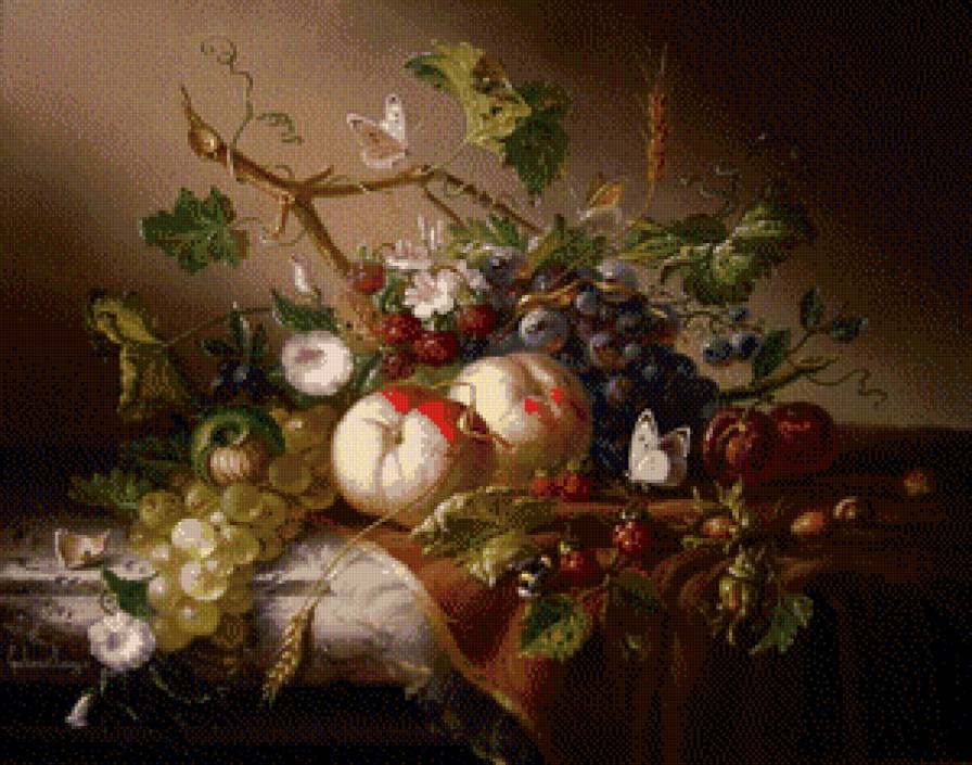 №552472 - бабочки, цветы, букет - предпросмотр