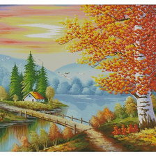 Схема вышивки «Осень»