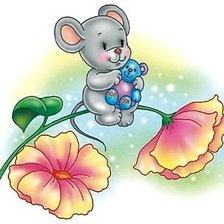 Схема вышивки «Мышонок»