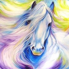 Схема вышивки «лошадь»