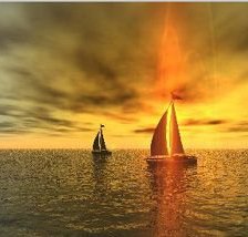 Схема вышивки «Морской пейзаж»