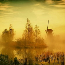 Схема вышивки «Mlyn we mgle»