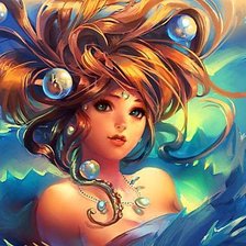 Схема вышивки «Русалочка»