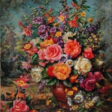 Схема вышивки «SUMMER - THE EXQUISITE TIME»