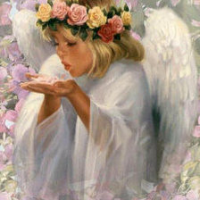 Схема вышивки «Ангелочек»