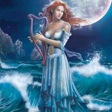 Схема вышивки «нимфа»