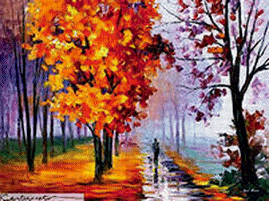 Осень в городе - город, осень - предпросмотр