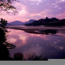 Схема вышивки «фиолетовое озеро»