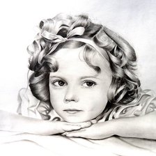 Схема вышивки «Девочка»