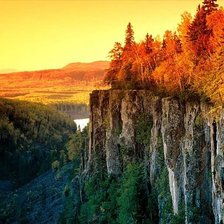 Схема вышивки «осеняя картина»