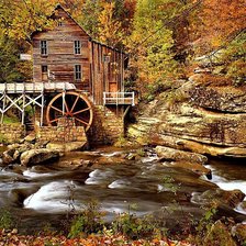 Схема вышивки «водяная мельница»