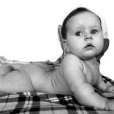 Схема вышивки «Машуля в сером»