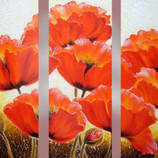 Схема вышивки «Красный мак»