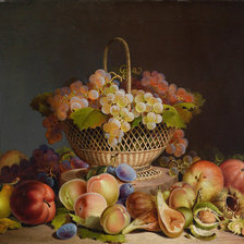 Схема вышивки «натюрморт,фрукты»