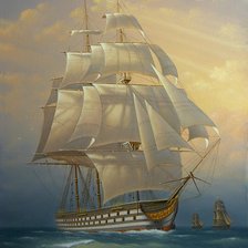 Схема вышивки «Парусни»