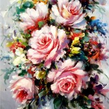 Схема вышивки «Букет»