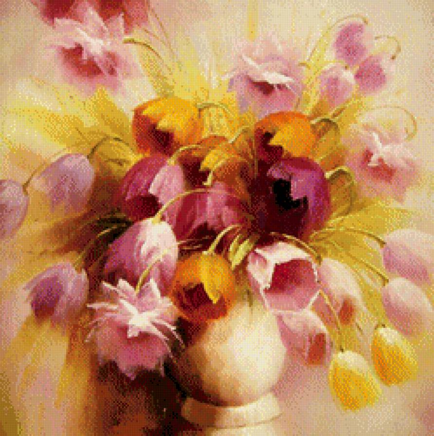 Тюльпаны - букеты - предпросмотр