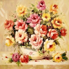 Схема вышивки «Букет»