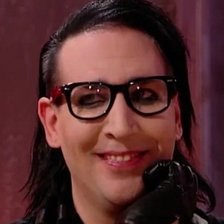 Схема вышивки «Marilyn Manson»