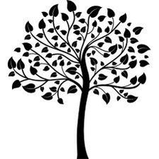 Схема вышивки «дерево»